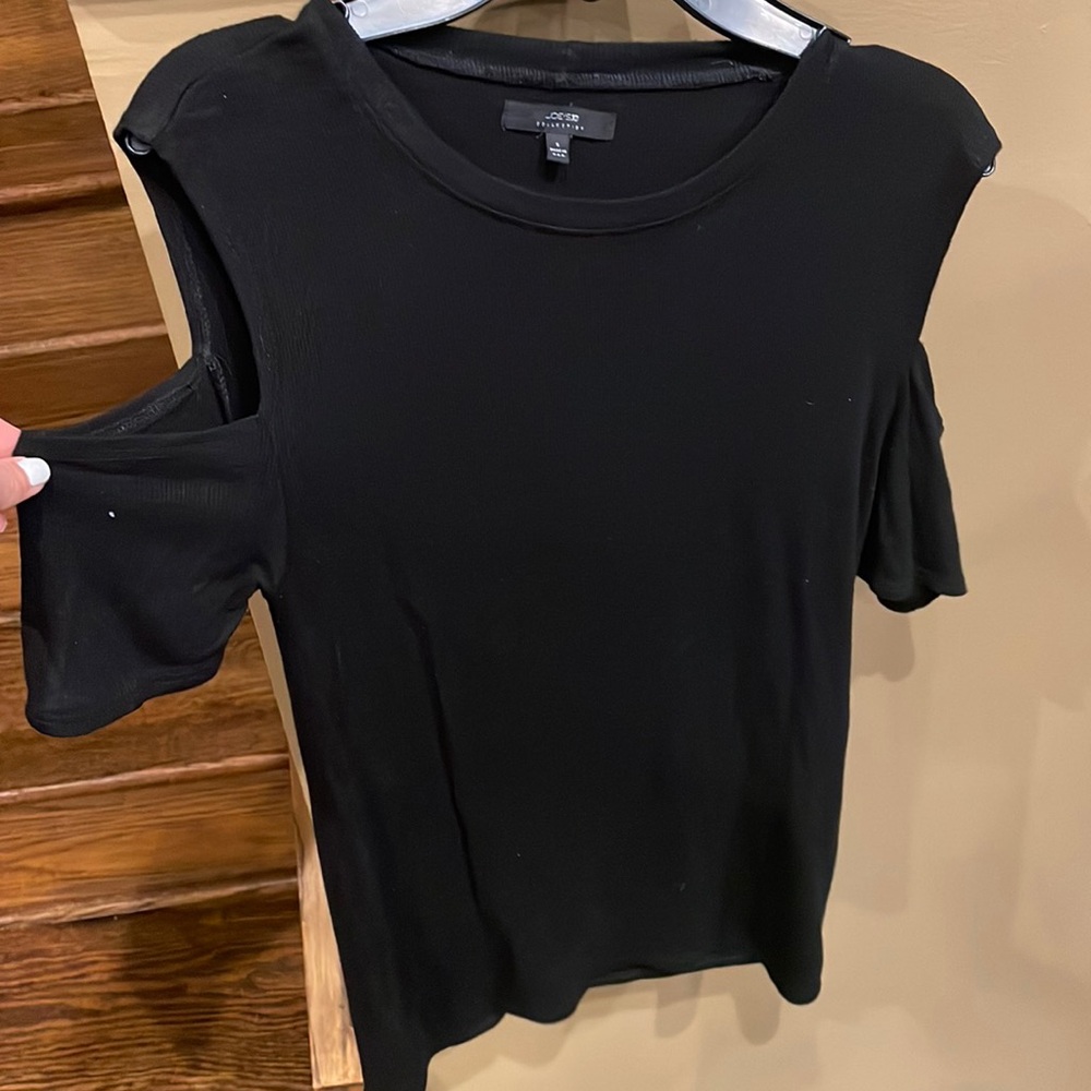 Joe’s collection black open shoulder